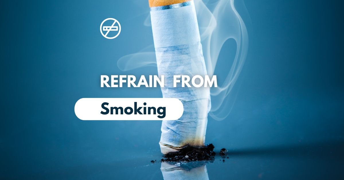 REFRAIN FROM SMOKING